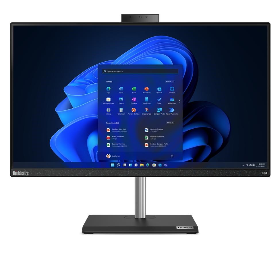 Kompjuter Lenovo ThinkCentre neo 30a, 23.8", Intel Core i5-12450H, 16GB RAM, 512GB SSD, i zi