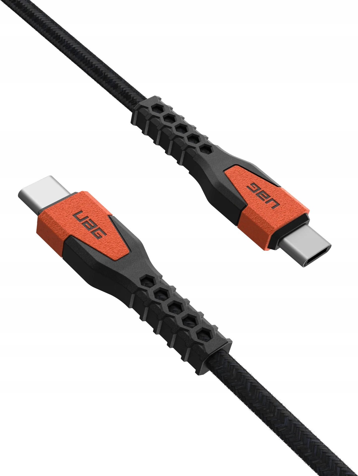 Kabllo USB C Urban Armor Gear Kevlar Core, USB C në USB C, 60W, e zezë