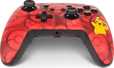 Kontrollor me kabllo PowerA Pokemon për Nintendo Switch, Enhanced, dizajn Pikachu, i verdhë