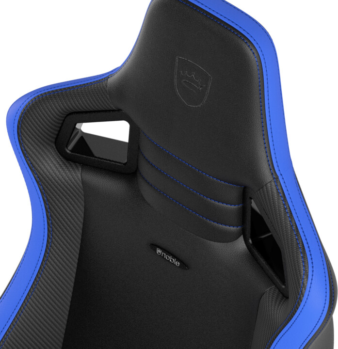 Столче за игра Noblechairs EPIC Compact, црна / сина