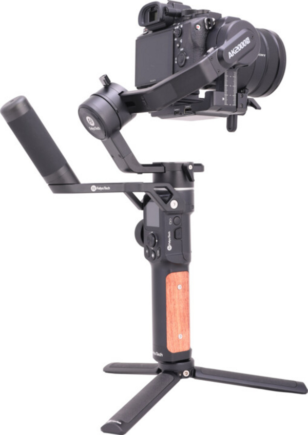Stabilizues Feiyu Tech AK2000S Advanced për për kamera, DSLR dhe kamera të vogla, i zi