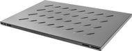 Рафт Ланберг 1U за отворен кабинет 19\", 480.5x580 mm, црн