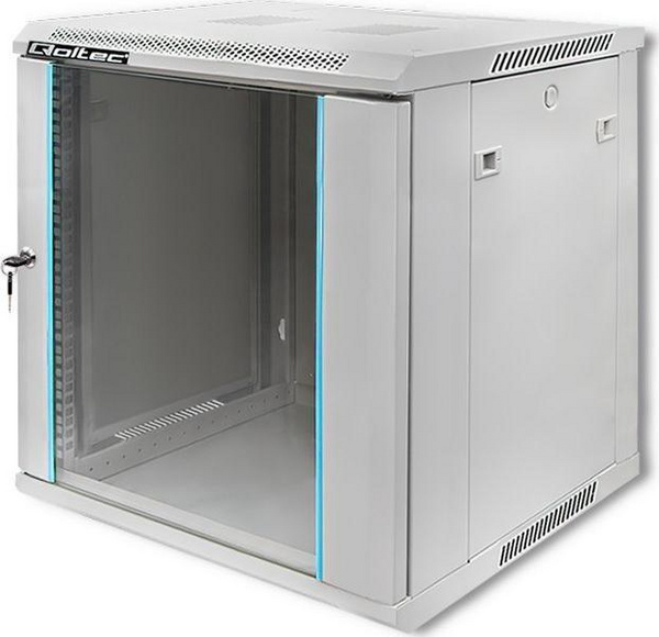 Qoltec RACK Кабинет 19", 12U, Сив