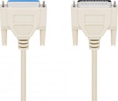 Kabllo seriale Pro D Sub 25 pin, 1.8m, gri