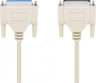 Kabllo seriale Pro D Sub 25 pin, 1.8m, gri