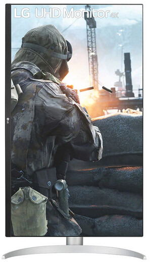 Monitor LG 32UP55NP-W, 31,5", LED, 4K UHD, i zi/ argjendtë