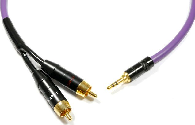 Kabllo Melodika Jack 3.5mm - RCA (Cinch) x2, 8m, e vjollcë
