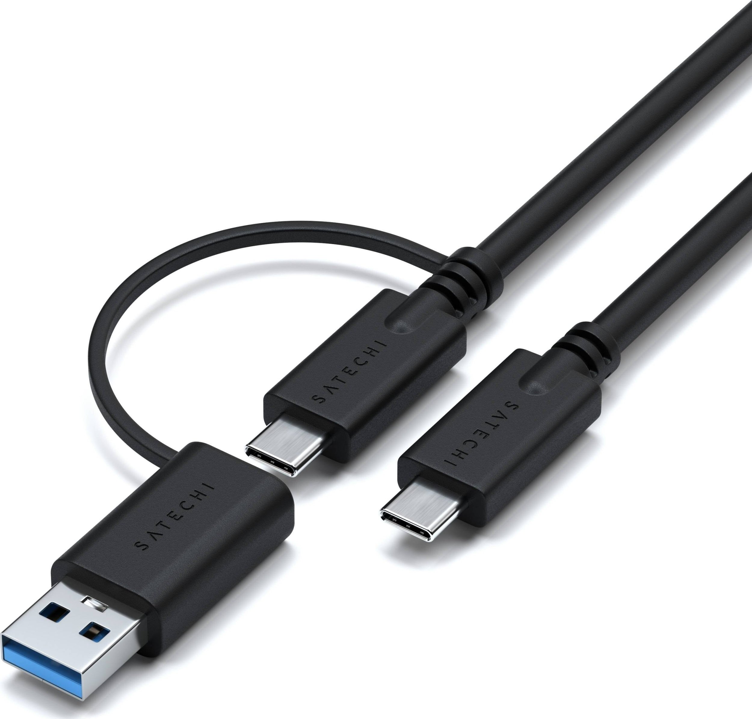 ДОКИНГ СТАНИЦА Satechi Triple 4K Display, 3x 4K 60Hz, 100W, црно-сињ ог