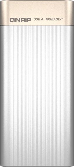 Мрежен адаптер QNAP QNA-UC5G1T, USB 4 Type C во 10GBASE T, 10000 Mbit/s, сив