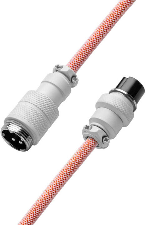 Кабел CableMod Pro Coiled Cable, USB-C/USB-A, 1,5m, Orangesicle