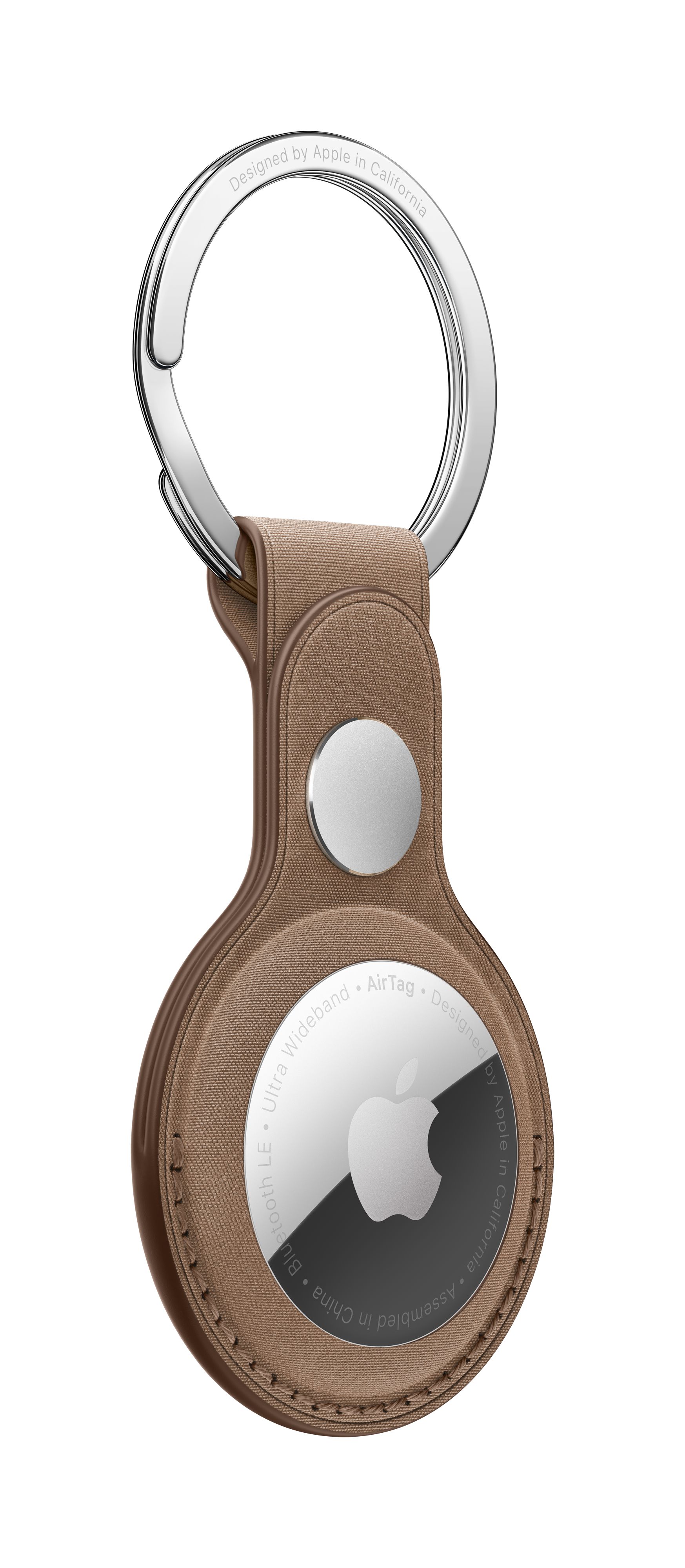 Apple AirTag FineWoven Key Ring, Taupe