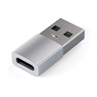 Përshtatës Satechi Aluminum USB-A - USB-C, i argjendtë