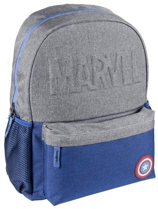 Marvel  ранец Avangers Bag - лого Captain America сино со сиво