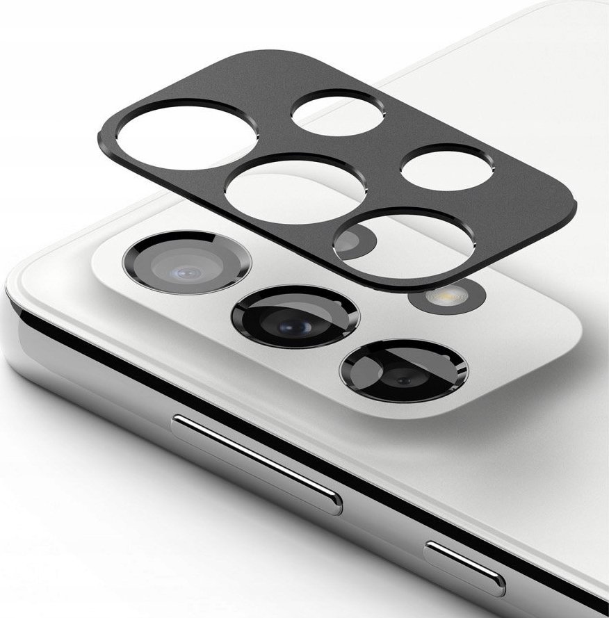 Mbulesë kamere Ringke për Samsung Galaxy A73 A53 A33, alumini, antireflektuese, e zezë