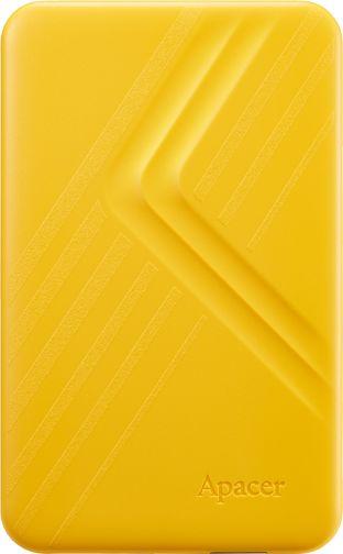 Надворешен HDD диск Apacer AC236 (AP1TBAC236Y-1), 1TB, 2.5'', жолта боја