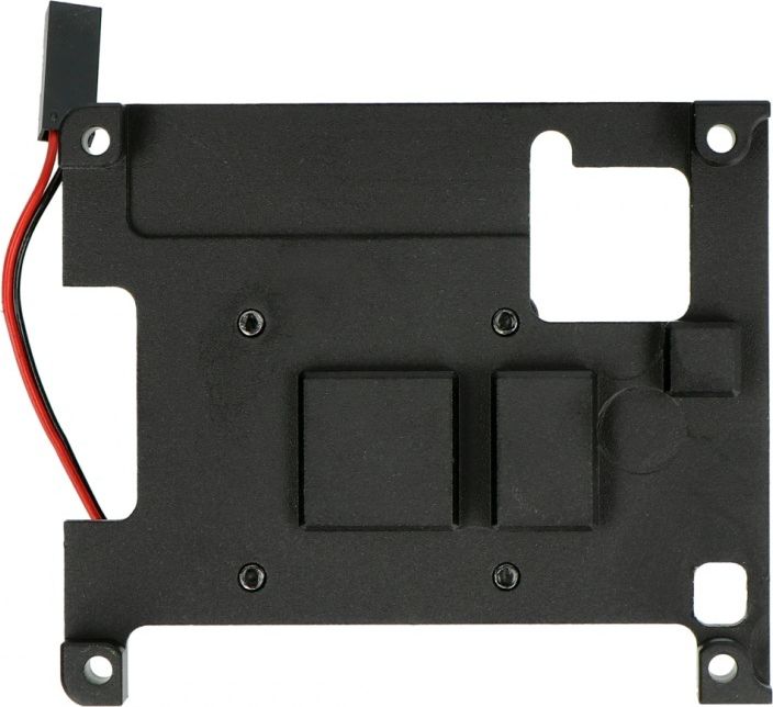 Kuti ftohëse Raspberry Pi 4B DNG-18128, aliazh alumini, me ventilator, e zezë