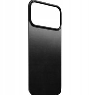 Mbulesë magnetike Nomad Magnetic Leather Back për iPhone 17 Pro Max, lëkurë Horween, ultra e hollë, e zezë