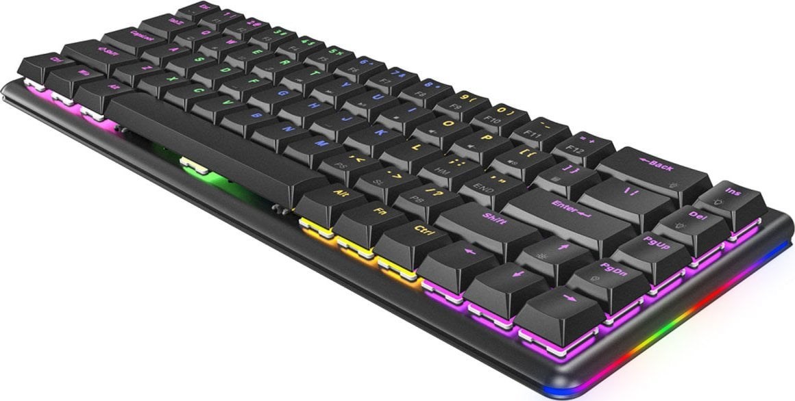 Tastierë Rampage Rebel, Low Profile, Red Switch, e zezë