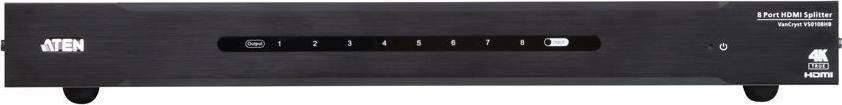 Ndarувач HDMI Aten VS0108HB, 8 порти, 4K, црн
