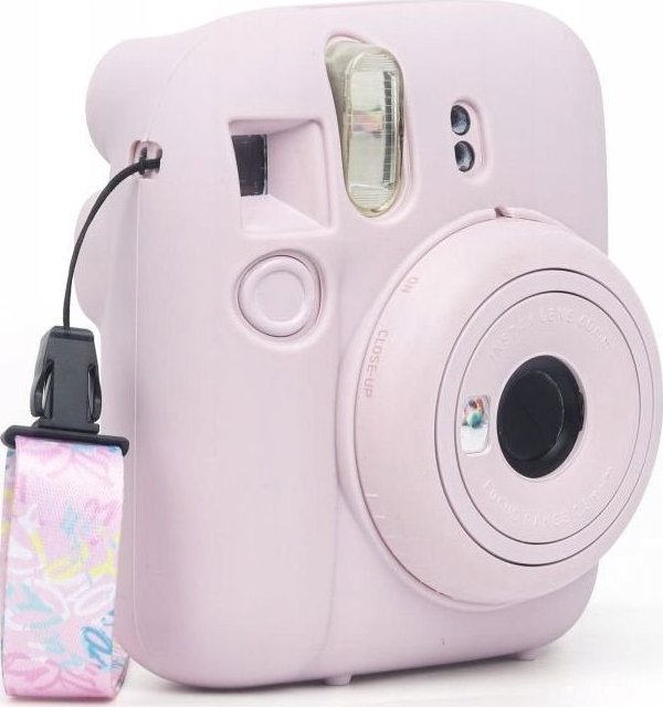 Këllëf silikoni LoveInstant për Fujifilm Instax Mini 12, pouch, rozë