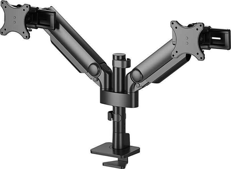 Krah monitori Neomounts DS65S-950BL2, për 2 monitorë 24-34", susta gazi, i zi