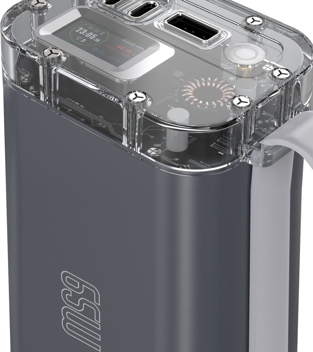 Power bank 4smarts Lucid Air, 26800mAh, 65W, gri