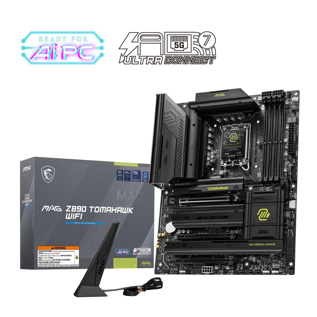 Pllakë amë MSI MAG Z890 TOMAHAWK WIFI Intel Z890 LGA 1851 (Socket V1) ATX