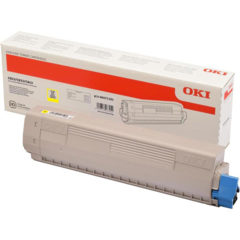 Toner OKI C823/833/843, i verdhë