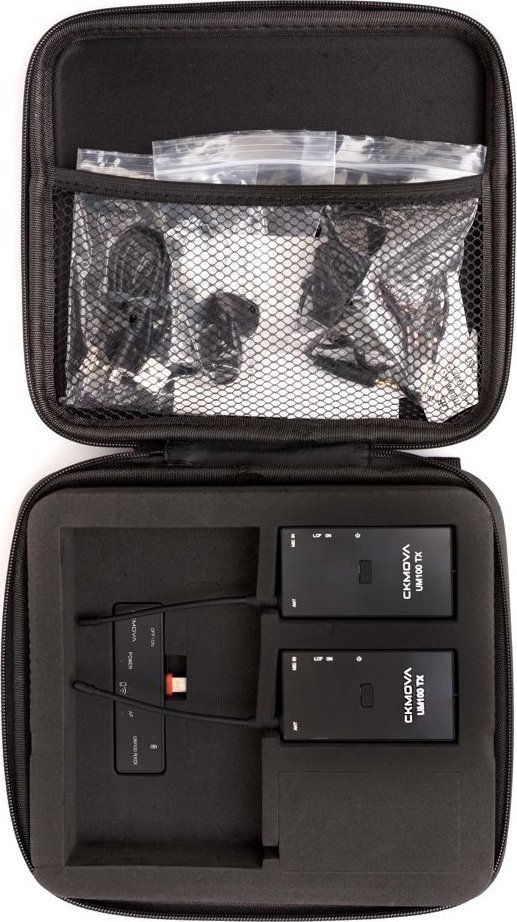 Mikrofon pa tel CKMOVA UM100 Kit6, lavalier UHF, Lightning, i zi