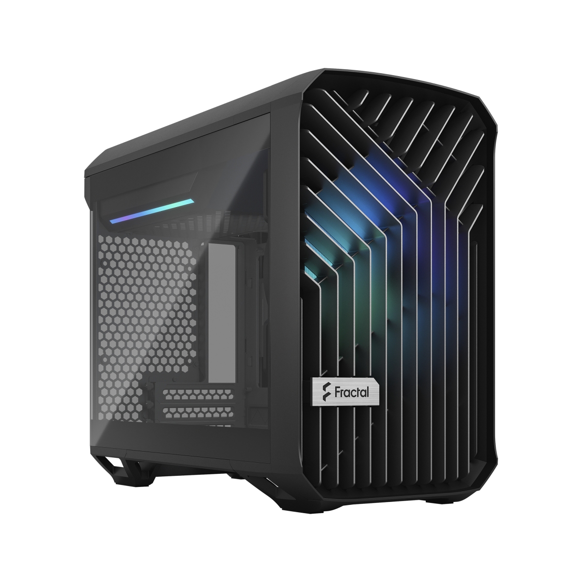 Kasë Fractal Design Torrent Nano RGB Black TG Light Tint, e zezë