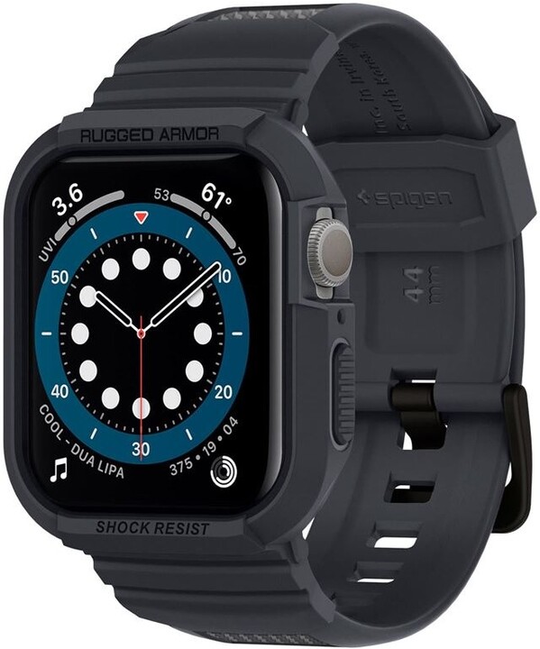 Mbrojtëse Spigen Rugged Armor Pro për Apple Watch 7/6/SE/5/4 45/44, gri