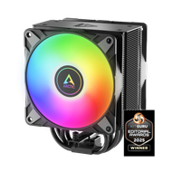 Ftohës CPU ARCTIC Freezer 36 A-RGB – Intel LGA1700/LGA1851 & AMD AM4/AM5, Dual 120 mm P12 PWM PST A-RGB, Heatsink i Zi