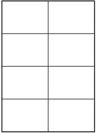 Etiketa vetëngjitëse Logo A4, matte, 25 fletë, të bardha