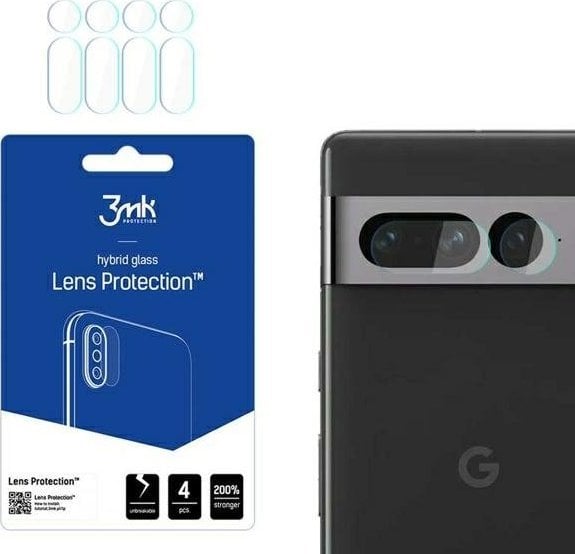 Mbrojtës kamerë 3MK Hybrid Glass, për Google Pixel 7 Pro, transparent