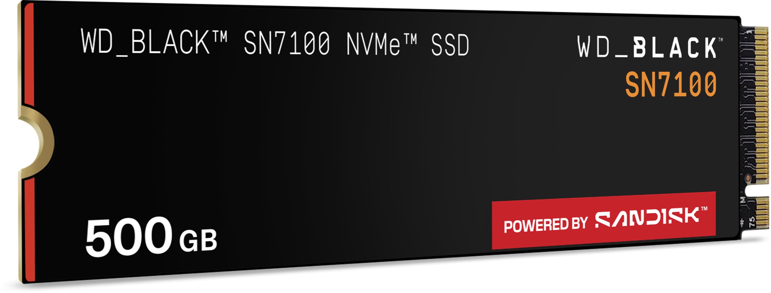 SSD i brendshëm WD Black SN7100, 2TB, M.2, i zi