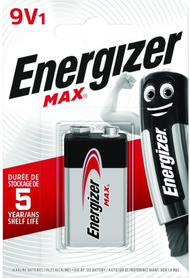 Bateri alkaline Energizer Max, 9V, paketim standard