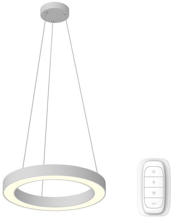 Llambë varëse IMMAX NEO PASTEL Smart, 95cm, 66W, Zigbee 3.0, e bardhë