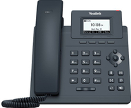 VoIP телефон Yealink SIP-T30P, графички екран, PoE, црн