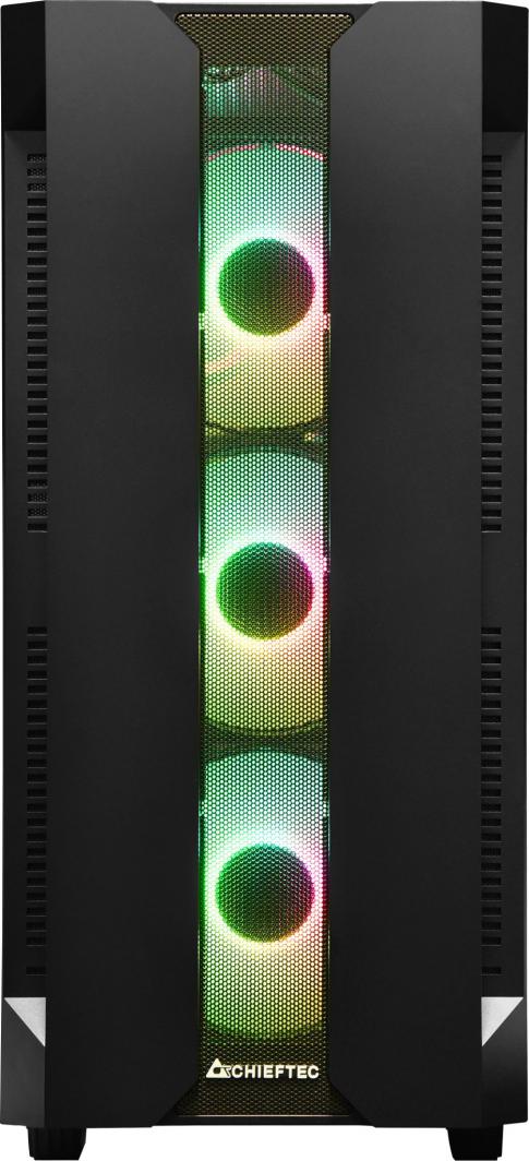 Kasë Chieftec Hunter GS-01B-OP, e zezë