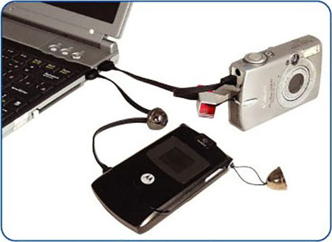 Kabllo USB Logo, USB A 2.0, 0.3m, e zezë