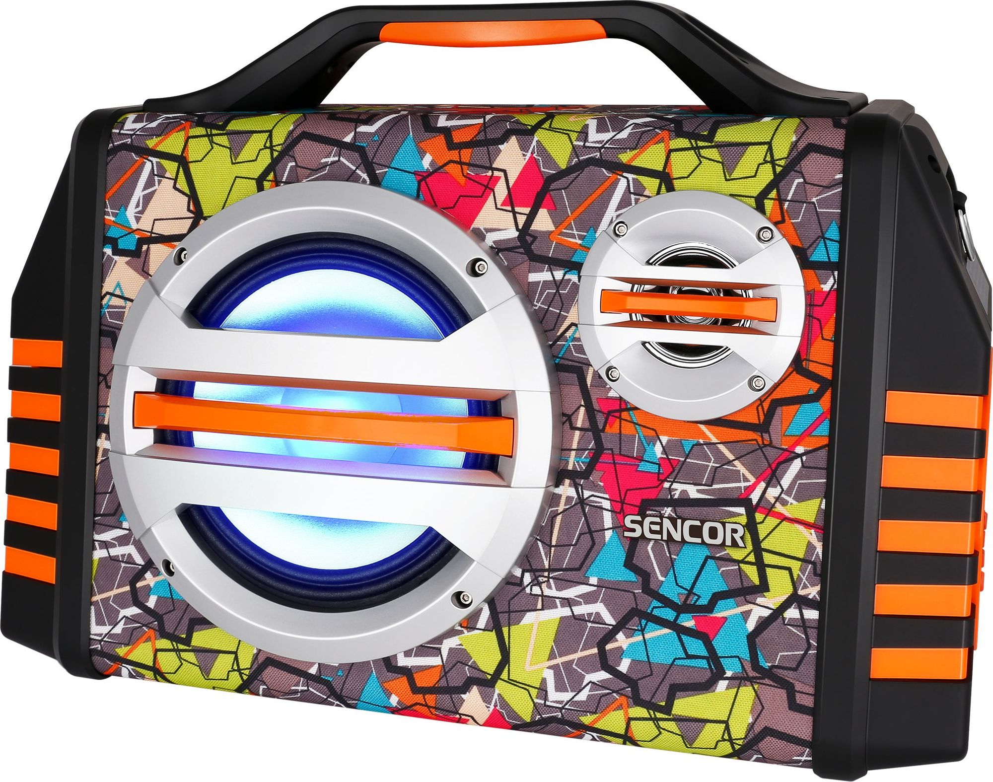 Altoparlant Bluetooth Sencor SSS 3200 Kids, me mikrofon karaoke, LED, gri