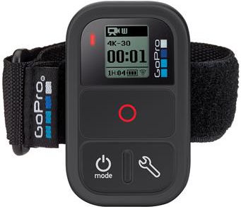 Telekomandë GoPro ARMTE-002, me valë, rezistente ndaj ujit, e zezë