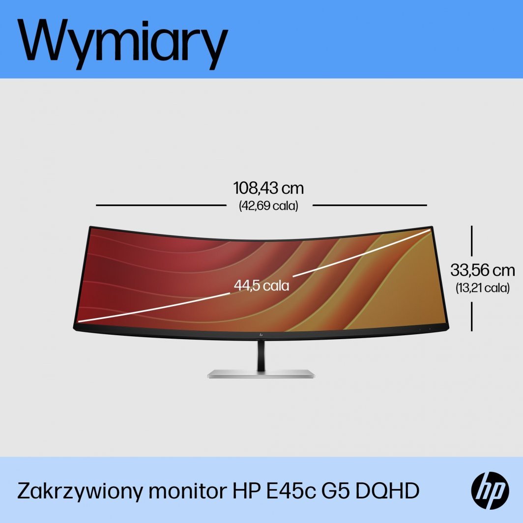 Monitor HP E45C G5, 44.5'', 5120 x 1440px