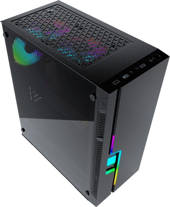 Kasë kompjuteri Gembird Fornax 2000 RGB (CCC-FC-2000), e zezë