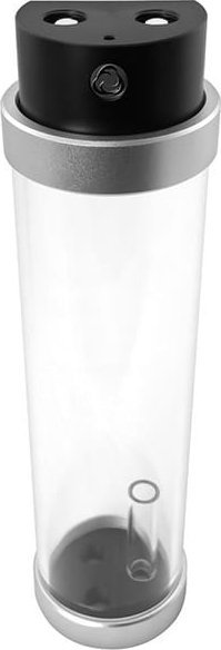 Rezervuar uji PC Singularity Computers Protium 200mm, diametër 60mm, 7 porta G1/4", argjendtë