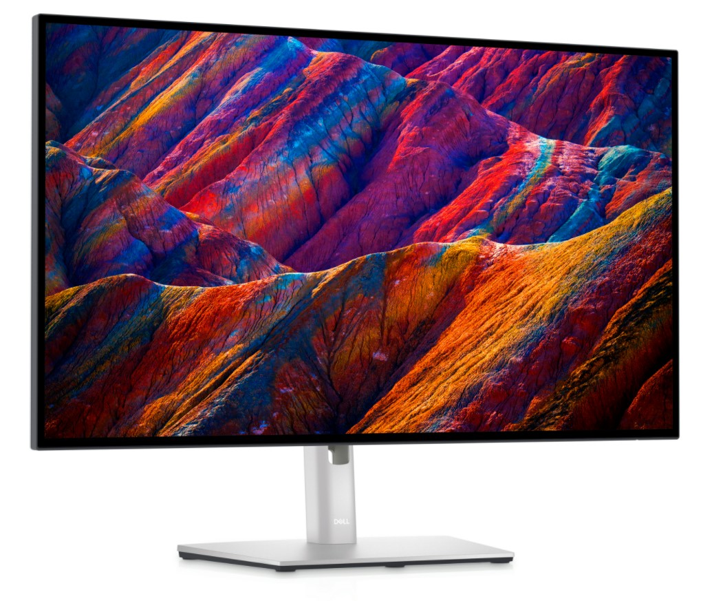 Монитор Dell UltraSharp U2723QE, 27\", IPS, 4K UHD, 60Hz, 5ms, црн / сребрен