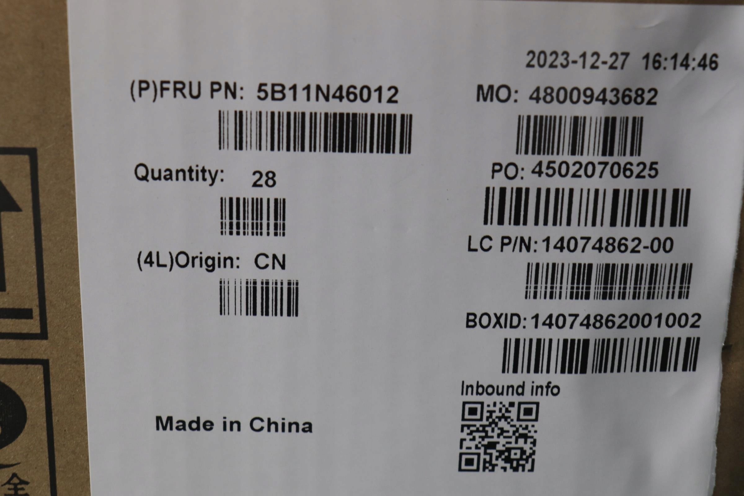 Bateri laptopi Lenovo 3 Cell Lithium ion, origjinale, e zezë