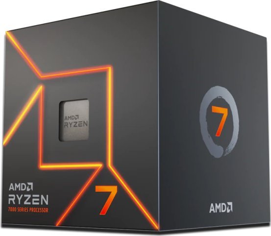 Procesor AMD Ryzen 7 7700, 8 bërthama 16 thread, 3.8GHz 5.3GHz Boost, argjendtë