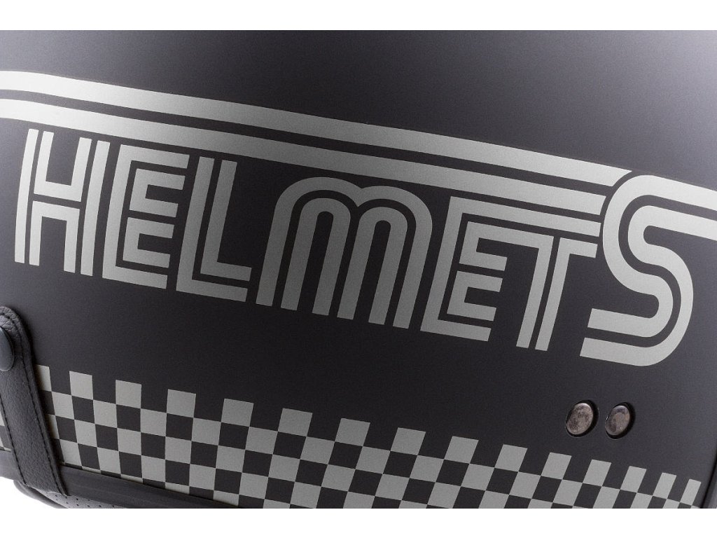 Мото кацига Cassida Oxygen Rondo, поликарбонат, визир за сонце, црна мат со сребрена