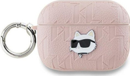 Kutí mbrojtëse Karl Lagerfeld Monogram Choupette Head Case, për AirPods Pro 2, rozë